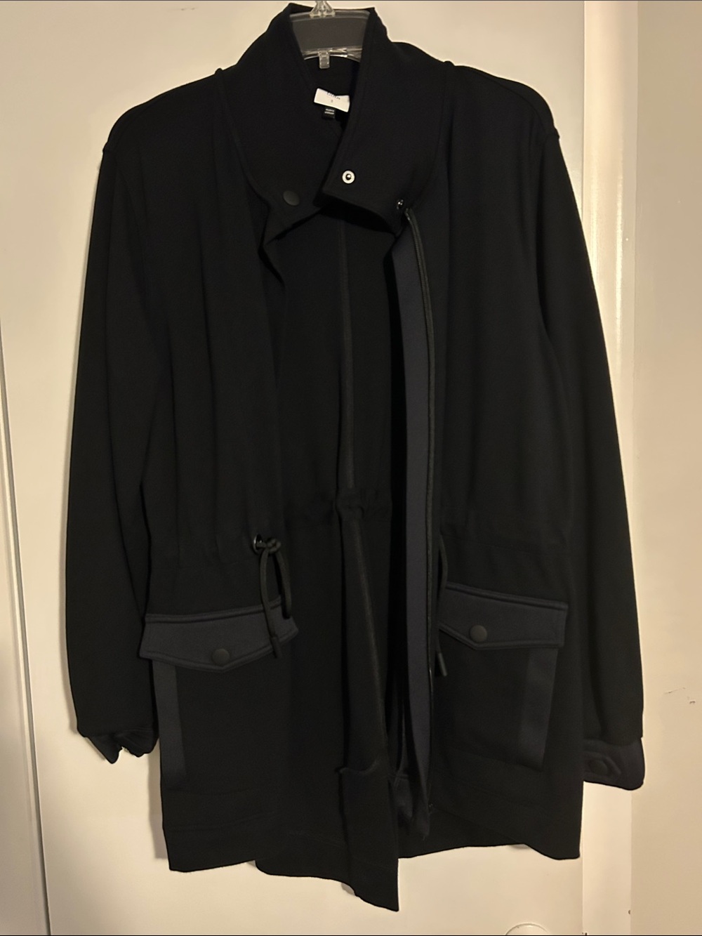 CAbi Women’s Black Jacket with Drawstring Waist
